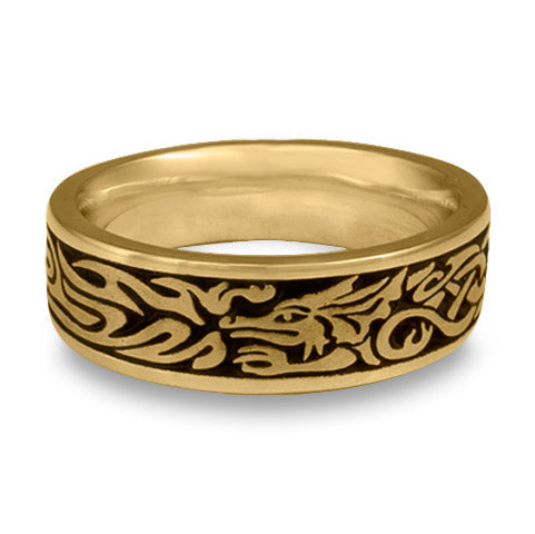 The Guardian Wedding Ring in 14K Yellow Gold