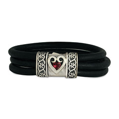 Heart Leather Bracelet