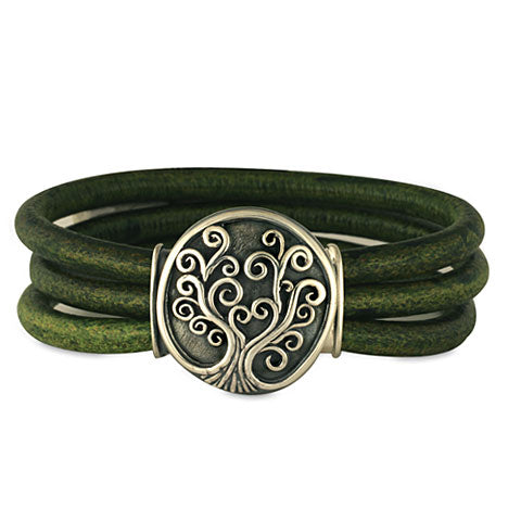 Tree of Life Leather Bracelet