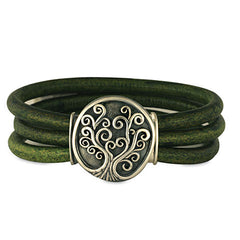 Tree of Life Leather Bracelet