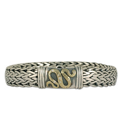 Serpent Bracelet with Diamonds