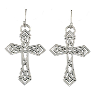 Pictish Cross Earrings