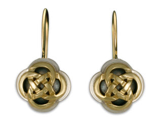 Sita Earrings with Gold Wire