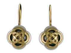 Sita Earrings with Gold Wire