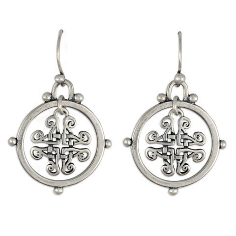 Taliesan Silver Earrings