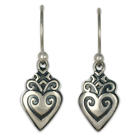 Corazonita Earrings and Pendant Set