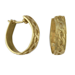 Rope Hoop Earrings