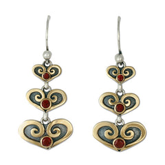 Cascading Heart Earrings