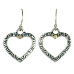 Taliesan Heart Dot Earrings