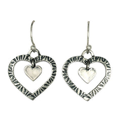 Taliesan Heart with Heart Earrings