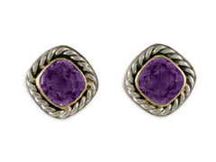 Athena Earrings-Two Tone