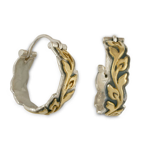 Flores Hoop Earrings - Small