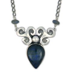 One-of-a-Kind Labradorite Swirl Necklace