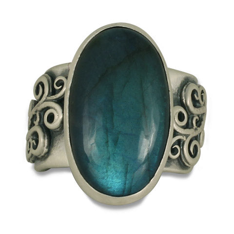 One-of-a-Kind Labradorite Origin Ring