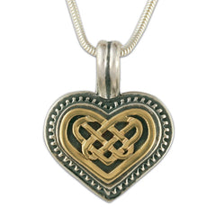 Heart Pendant (14K Gold Over Silver)