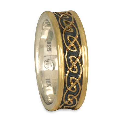 Bordered Petra Wedding Ring (GGG)